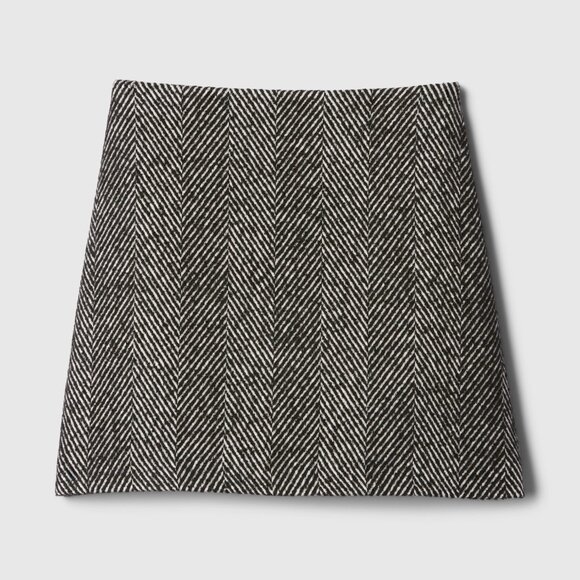 Herringbone Mini Skirt - Picture 2 of 2